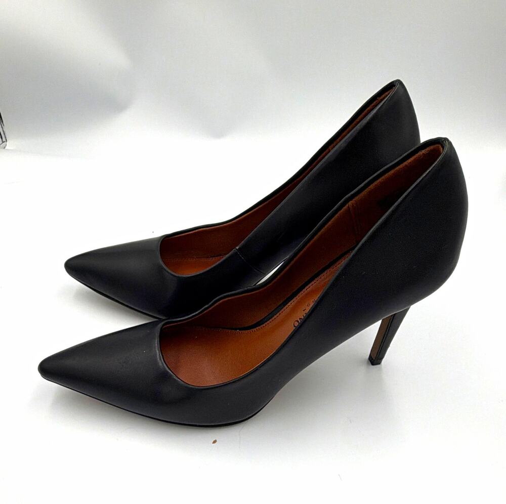 Christian Siriano Women’s Black Pointed Toe Stiletto Pumps Slip On Size 8